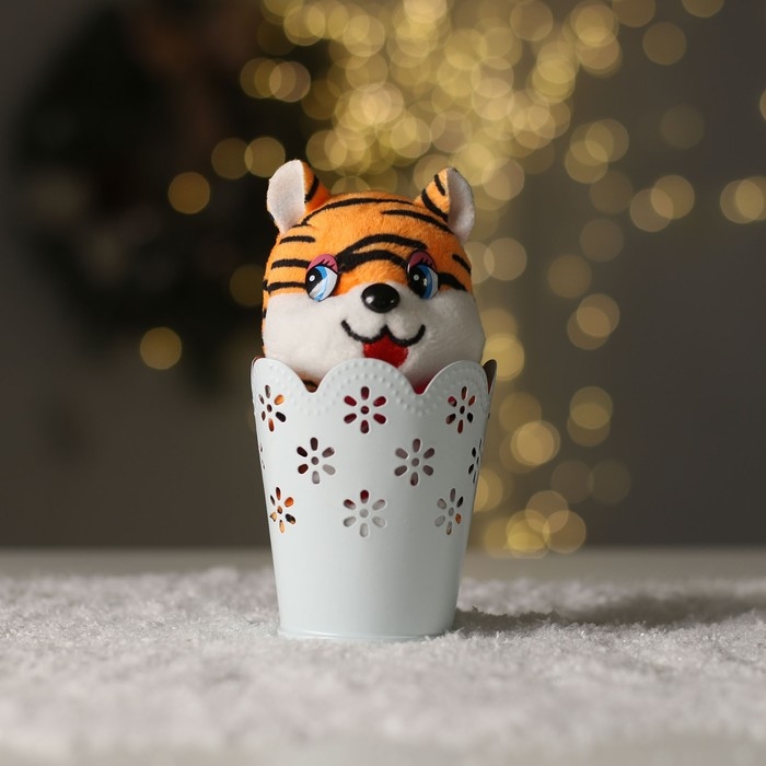 Мягкая игрушка &laquo;Тигрёнок джентльмен&raquo;, МИКС, 12 см