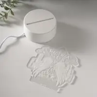 Светильник 3D RISALUX &laquo;Надежда&raquo;, LED-ночник, RGB, от сети