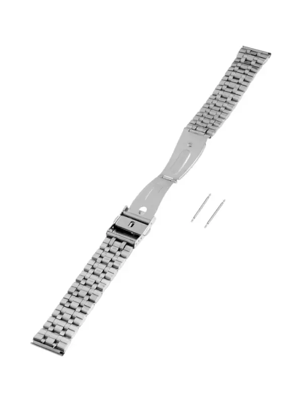 Ремешок для часов &laquo;Соломон&raquo;, 20 мм, металл, длина 18 см, серебристый