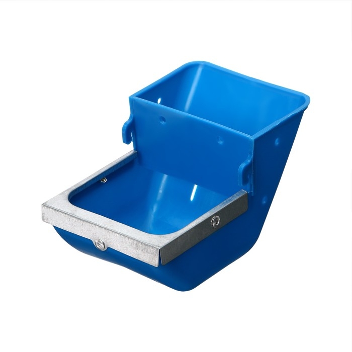 Кормушка для кроликов, бункерная, пластик, синяя, Greengo Кормушка для кроликов, бункерная, пластик, синяя, Greengo