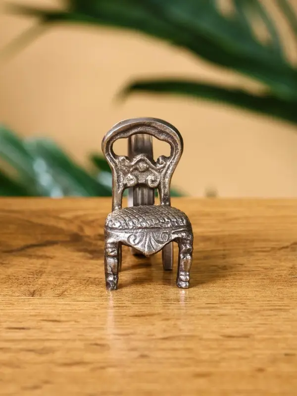 Кольцо для салфеток "Кресло" латунь 6х3х5 см