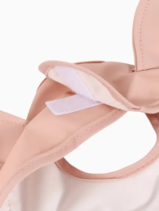 Нагрудник для кормления, непромокаемый с карманом, розовый M&B