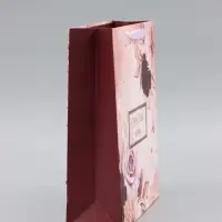 Пакет подарочный вертикальный &laquo;Счастье есть&raquo;, 26&times;32&times;12 см