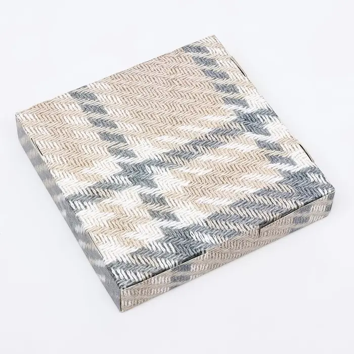 Коробка самосборная, «Мужской», 16×16×3 см