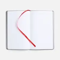 Ежедневник Trait, недатированный, черный с красным