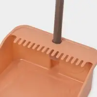 Щётка для пола: совок 24&times;25&times;81 см, щётка 24 см, персиковая