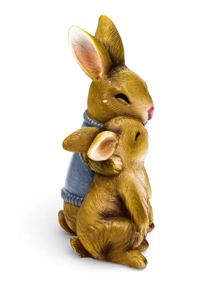 Садовая фигура из полистоуна &laquo;Зайцы&raquo;, 18&times;12&times;23 см, Greengo