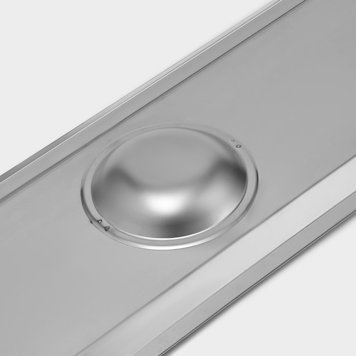 Крышка из нержавеющей стали к гастроемкости 2/4, 53&times;16,2 см, толщина 0,8 мм