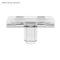 Т-держатель T-S для пластиковых рам, 5,5×2,5×3, цвет прозрачный