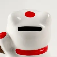 Копилка керамика "Манэки-нэко - иероглиф удача" розовый 7,2х8,3х10 см Копилка керамика "Манэки-нэко - иероглиф удача" розовый 7,2х8,3х10 см