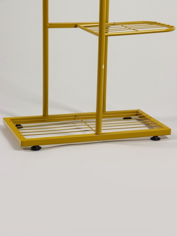 Подставка для цветов Greengo, 5 полок, 44 × 22 × 95 см, напольная, металл, цвет золотой Подставка для цветов Greengo, 5 полок, 44 × 22 × 95 см, напольная, металл, цвет золотой