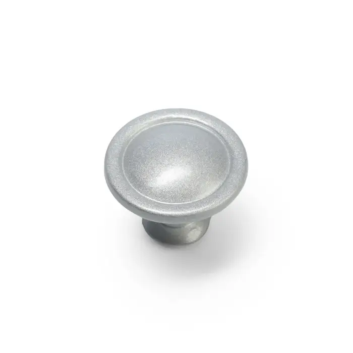 Ручка-кнопка ТУНДРА РК118SN, d=30 мм, матовый никель Ручка-кнопка ТУНДРА РК118SN, d=30 мм, матовый никель