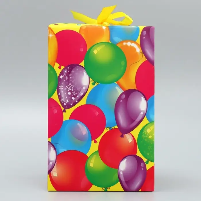 Коробка подарочная складная, упаковка, «С Днем рождения», 12 х 18 х 12 см