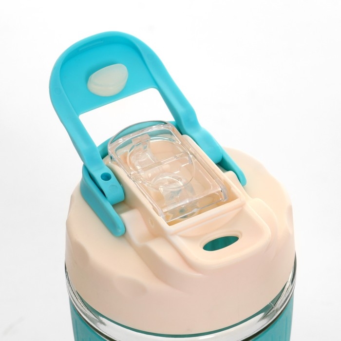 Термостакан Термостакан "Мастер К" 350 мл, стеклянный, голубой