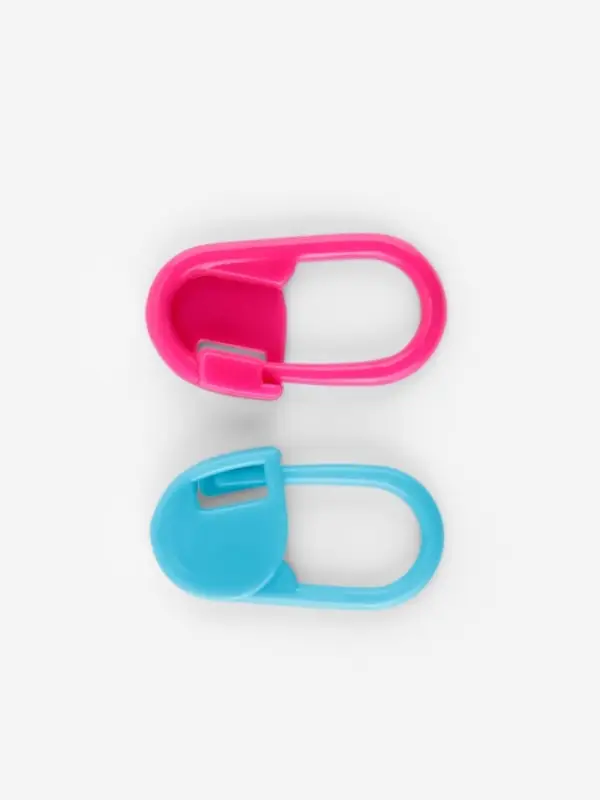 Набор маркеров для петель, 2 см, 120 шт., в контейнере, 12.7&times;6.5&times;2.1 см, разноцветный