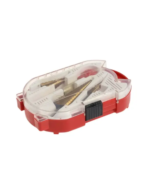 Набор сверл ступенчатых с кернером ТУНДРА, HSS, трехгранный хвостовик, 4-12, 4-20, 4-32 мм