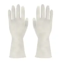 Перчатки хозяйственные ультра-прочные, тм VETTA, ПВХ, 60 гр, размер L, цвет белый, поливинилхлорид