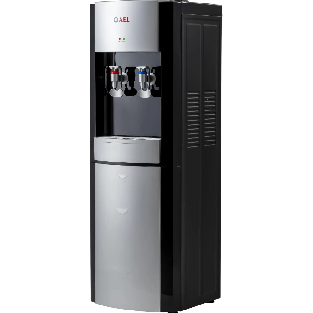 Кулер для воды AEL LD-AEL-28 black/silver напольный электронное охлажд