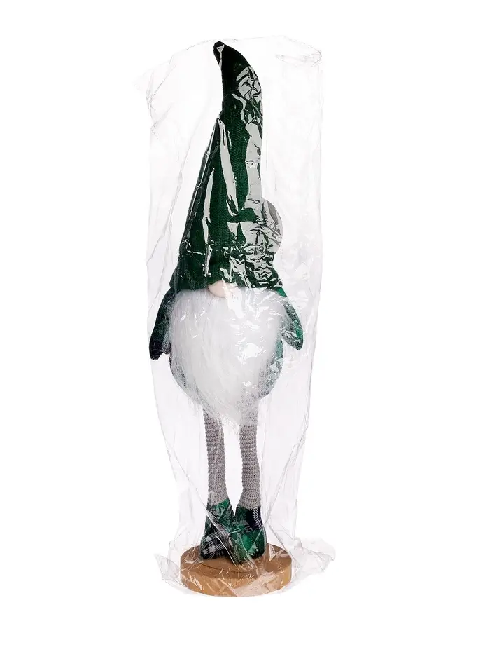 Фигура &laquo;Гном в зелёном&raquo; 54 см, текстиль, 1 LED, от батареек AG13&times;3, свечение тёплое белое