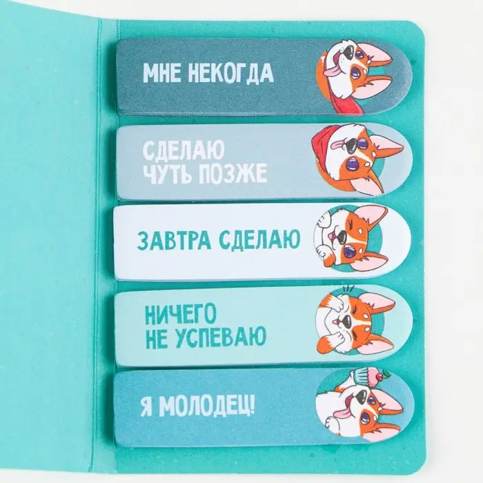 Стикеры закладки 5 шт., по 20 л. «Я держу всё под контролем» Стикеры закладки 5 шт., по 20 л. «Я держу всё под контролем»