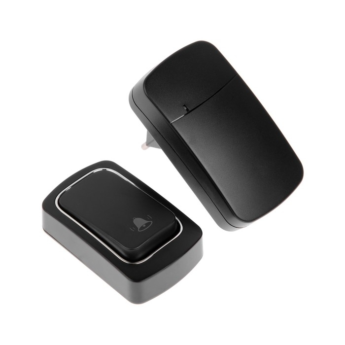 Звонок LZDV-09, беспроводной, от сети, без батареек, чёрный Звонок LZDV-09, беспроводной, от сети, без батареек, чёрный