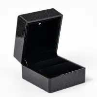 Футляр с подсветкой для кольца &laquo;Романтика&raquo;, 5.8&times;6.3&times;5 см, чёрный