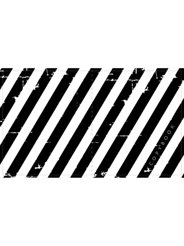 Тетрадь 96 листов в клетку, Calligrata, Black and White, МИКС