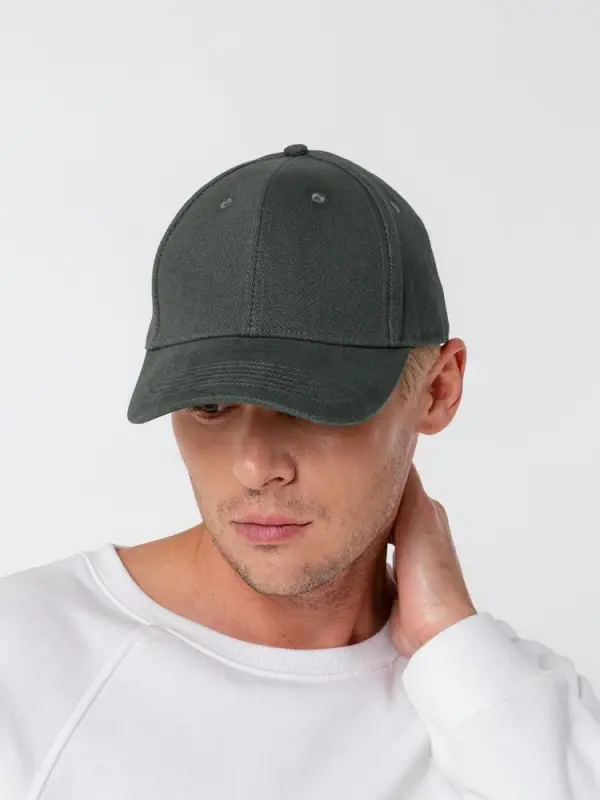 Бейсболка Hillside, серая Бейсболка Hillside, серая