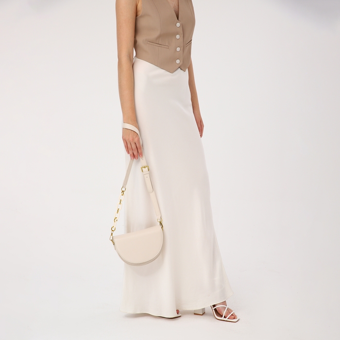 Сумка-мессенджер на молнии, цвет белый Сумка-мессенджер на молнии, цвет белый