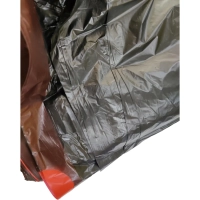 Мешки для мусора ПНД 60л 12мкм 20шт/рул черные 58x68см&nbsp;Luscan с завязками