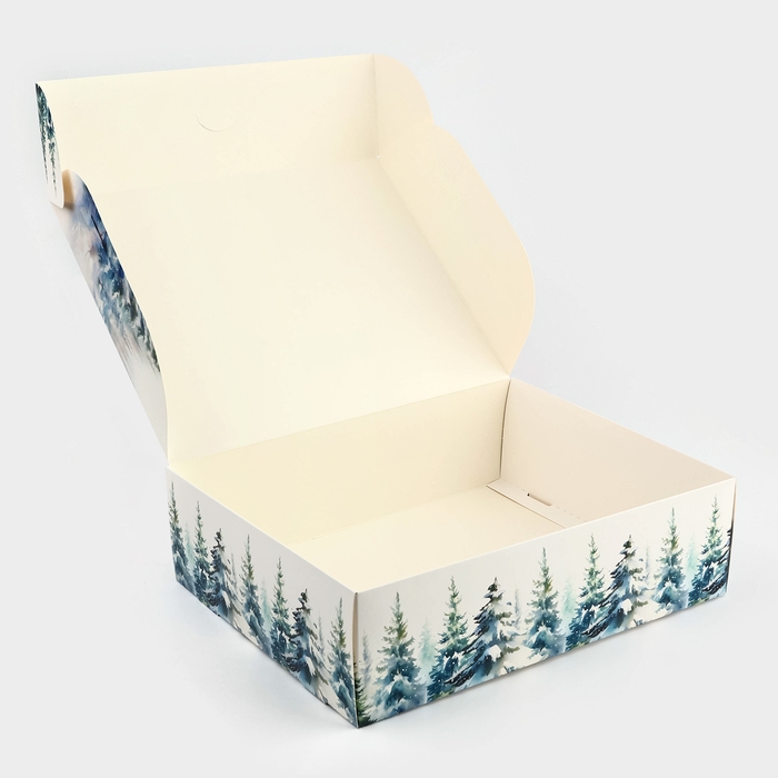 Коробка подарочная новогодняя складная «Счастливого Нового года», 31 х 24,5 х9 см