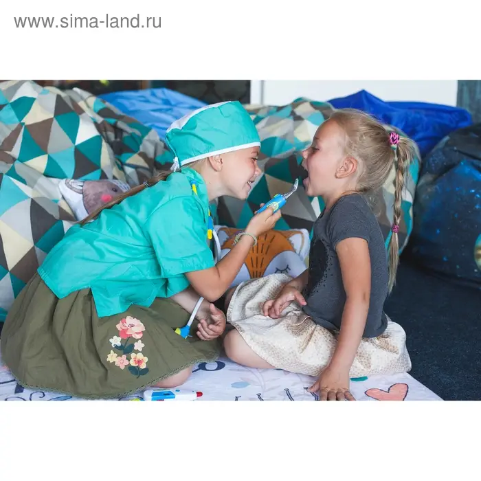 Набор доктора №4 «Лучший врач» с халатом и шапочкой, 9 предметов Набор доктора №4 «Лучший врач» с халатом и шапочкой, 9 предметов