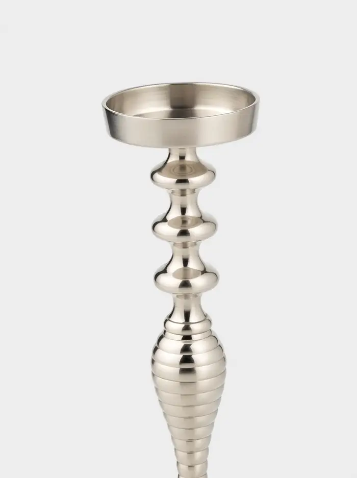 Подсвечник &laquo;Кубок&raquo;, 13&times;13&times;43 см, алюминий, серебристый