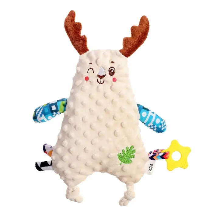 Комфортер для новородженных «Оленёнок Сплюша», с прорезывателем