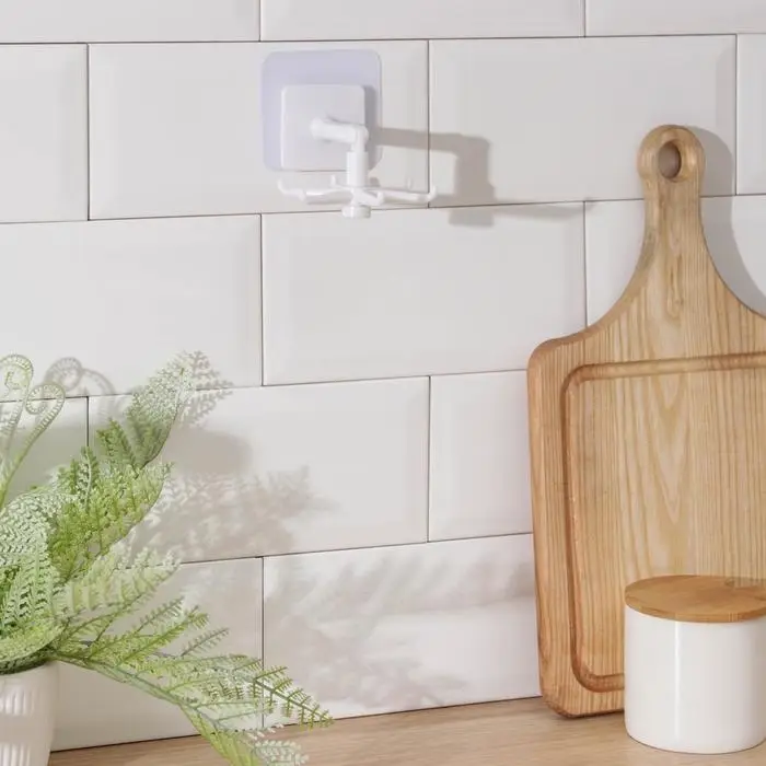 Держатель - крючок для кухонных принадлежностей Доляна Hold, пластик, белый