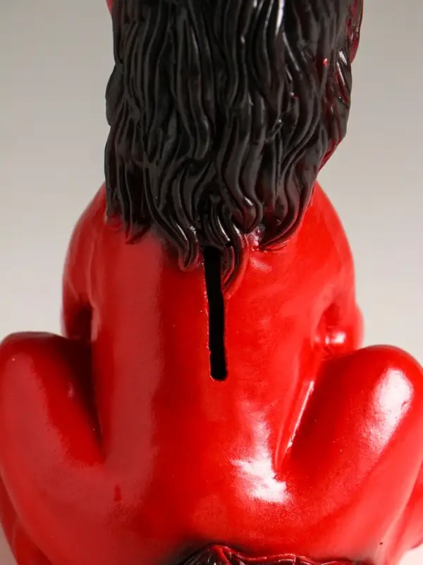 Копилка "Огненный конь" 20 см, красный