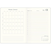 Ежедневник датированный 2026 IF 14х20см 176л, тв, с рез, Grace I1714/black