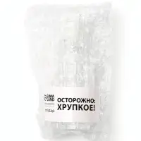 Флакон для парфюма, с распылителем, стеклянный, 30 мл, прозрачный, серебристый