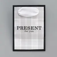 Пакет подарочный ламинированный, упаковка, &laquo;Подарок&raquo;, 7 х 10 х 7 см