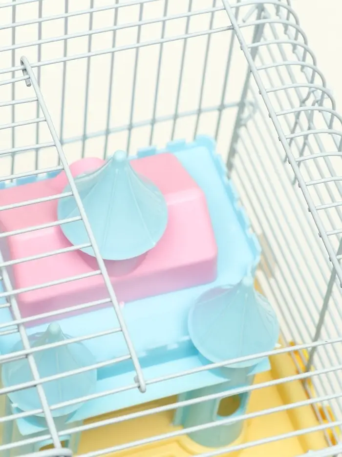 Клетка для грызунов &laquo;Пижон&raquo;, 27&times;21&times;31 см, укомплектованная, с замком, жёлтая