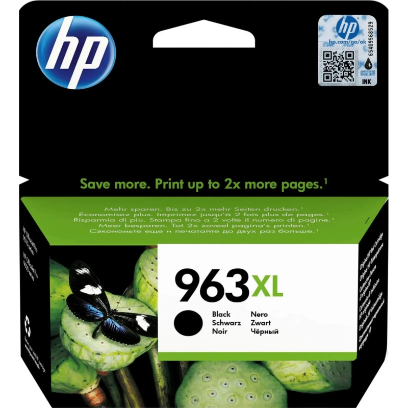 Картридж струйный HP 963XL 3JA30AE чер. пов.емк. OJ Pro 9010/9020
