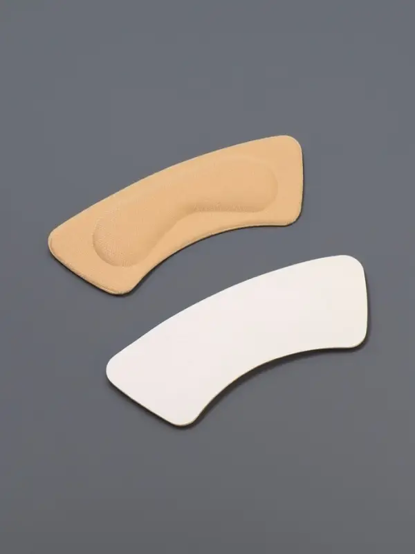 Пяткоудерживатели для обуви, на клеевой основе, 10×3.5 см, пара, бежевые