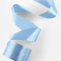 Лента атласная, 50 мм, 23&plusmn;1 м, небесно-голубая №278