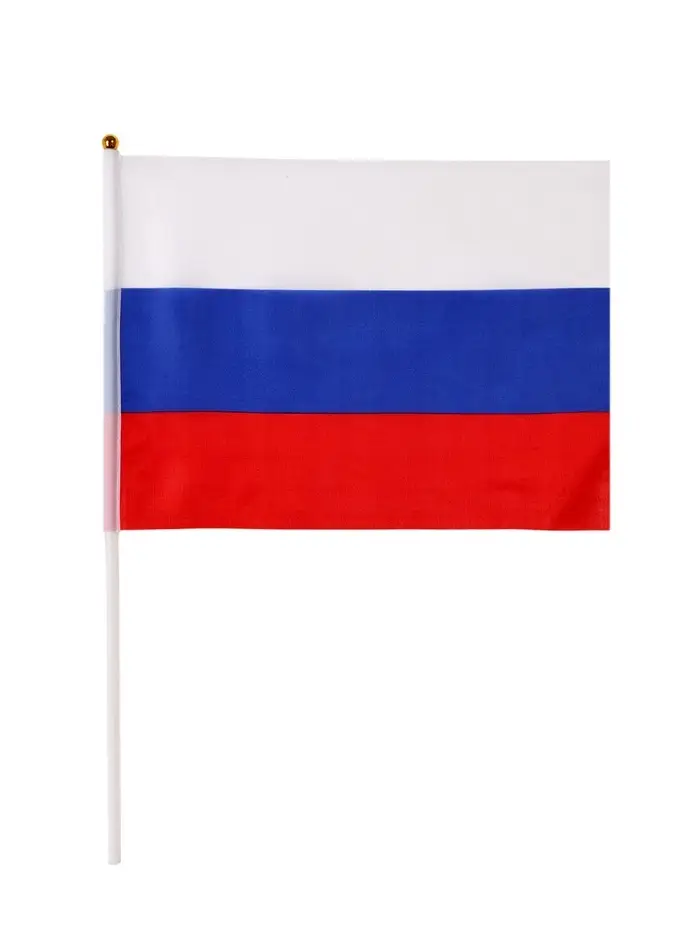 Флаг России «Триколор», 20×30 см, искусственный шёлк