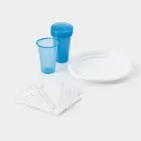 Набор одноразовой посуды Мистерия &laquo;Пикничок&raquo;, на 6 персон, пластик, МИКС