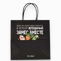 Пакеты подарочные &laquo;Весёлый Новый год&raquo;, набор 5 шт., 23&times;27&times;11.5 см