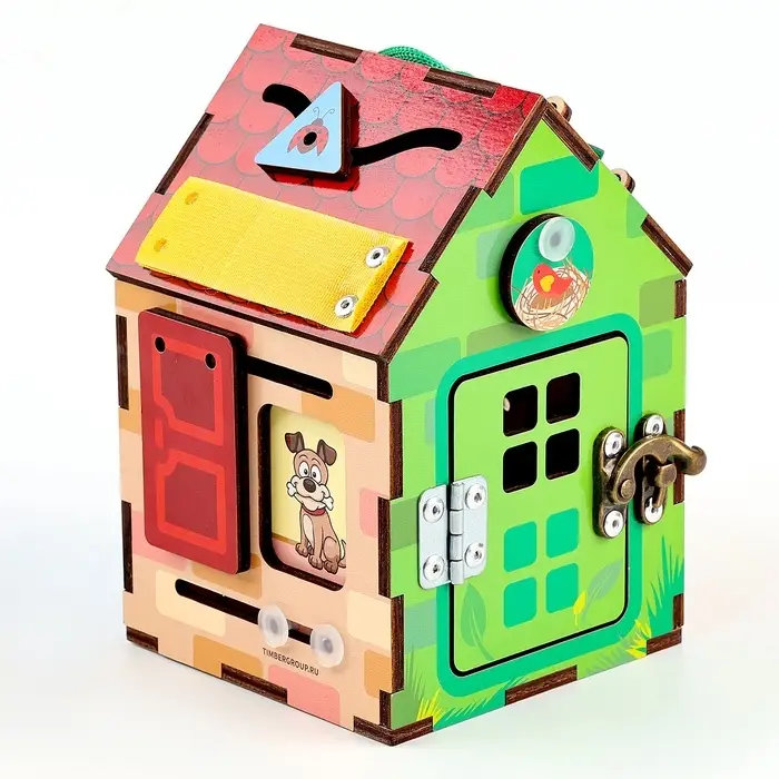 Бизиборд деревянный для детей, МИКС