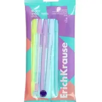 Набор ручек шариковых ErichKrause R=301 Stick Pastel, 8 штук, узел 0.7 мм, синие чернила