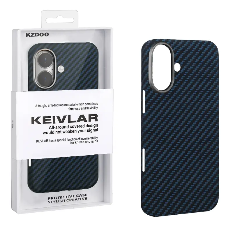 Чехол iPh 16 Kevlar Blue K-DOO Чехол iPh 16 Kevlar Blue K-DOO