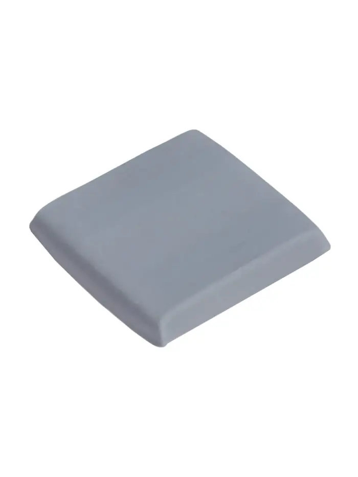 Набор 3 штуки ластиков клячка прямоугольных серый (размер штуки 37 х 35 х 0,9 мм) в коробочке   1096